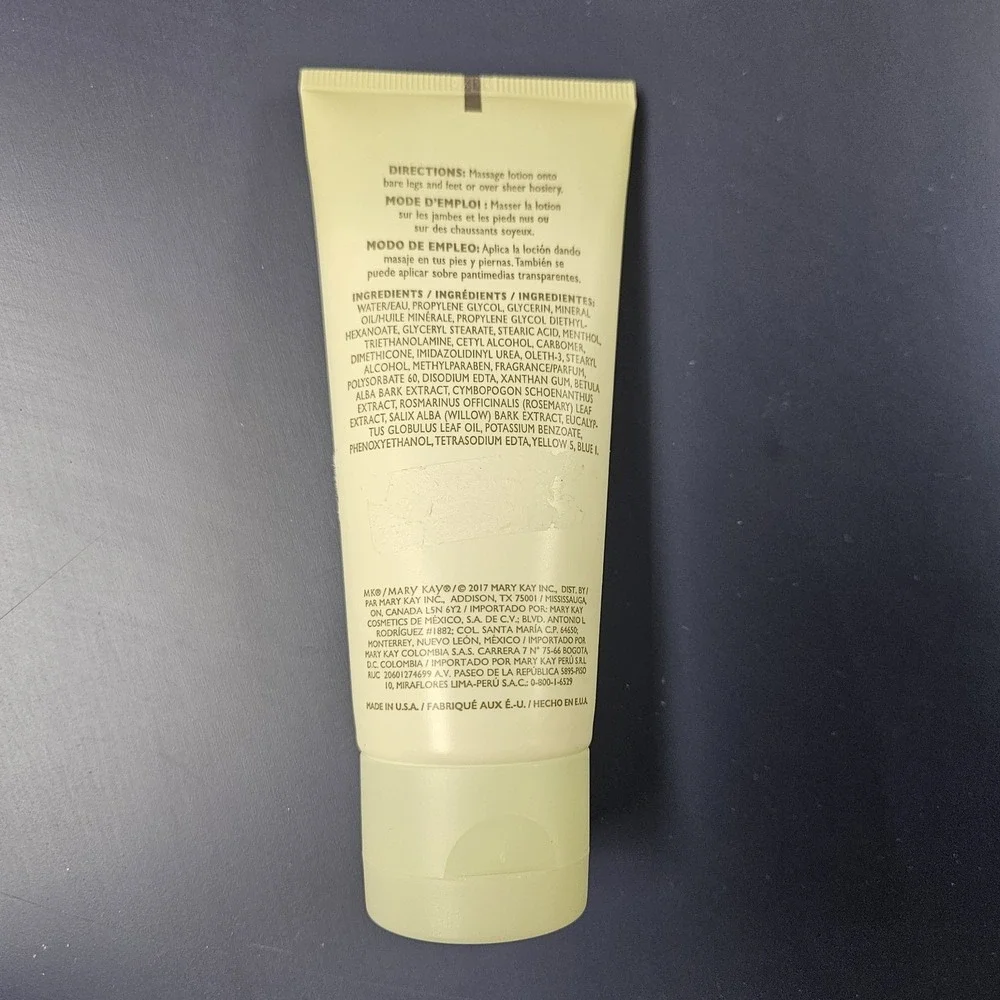 Mary Kay Private Spa Mint Bliss‎ Energizing Lotion For Feet And Legs